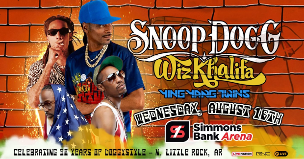 SNOOP DOGG CELEBRATES 30 YEARS OF DOGGYSTYLE IN LITTLE ROCK